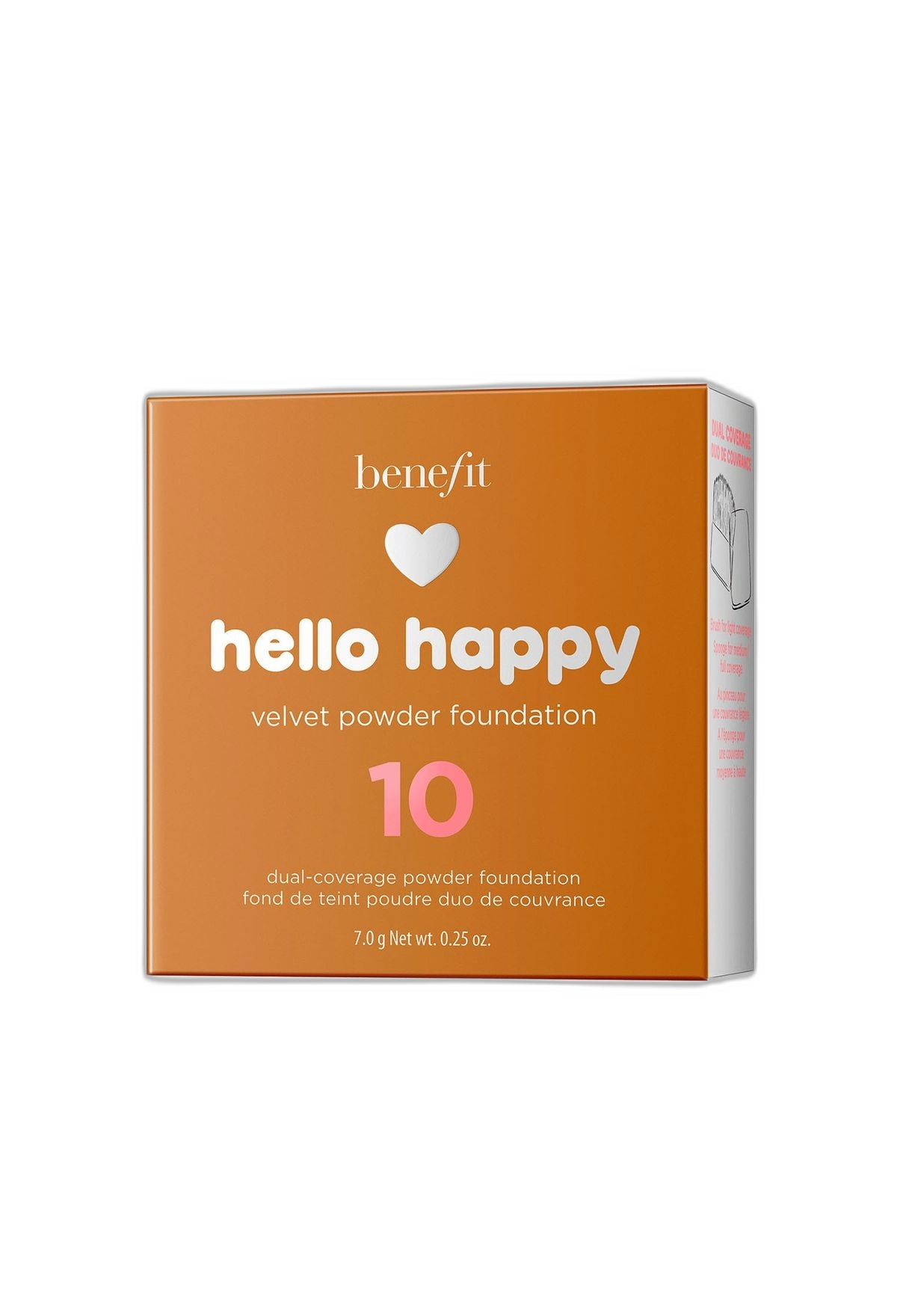 Benefit Benefit Hello Happy Velvet Mattifying — Матираща компактна пудра, 7 г — 10 Dark 2