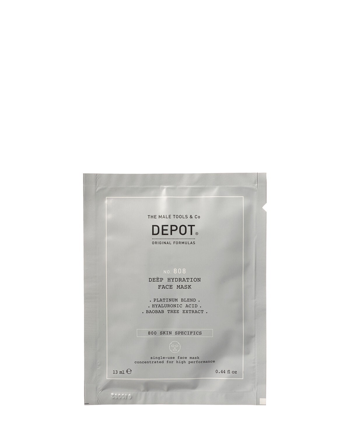 Depot Depot Skin Specifics — Хидратираща, успокояваща, ревитализираща платнена маска за лице с хи��луронова киселина КОМПЛЕКТ 12 бр. 2