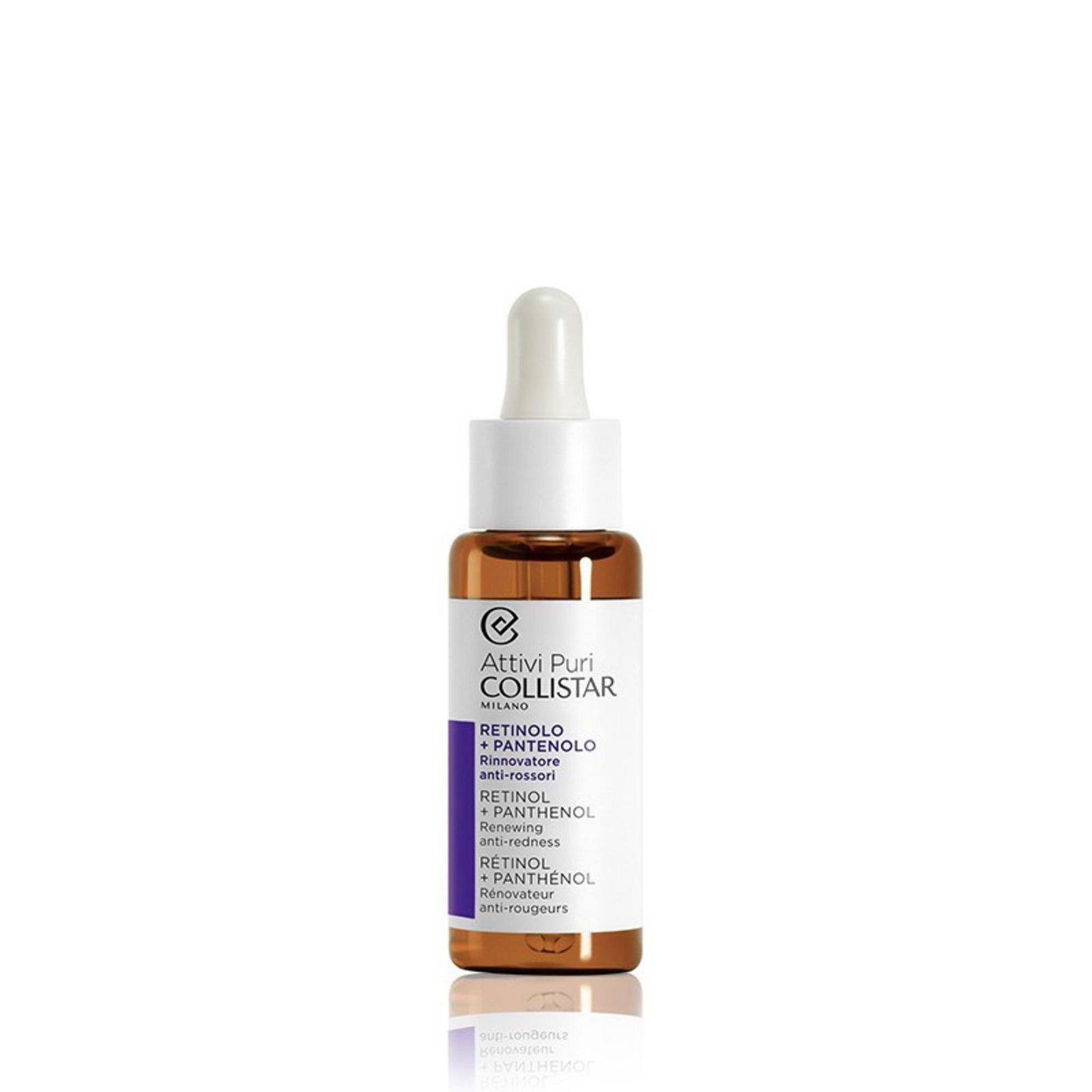 Collistar Collistar Attivi Puri Retinol + Panthenol — Успокояващ серум против зачервявания, 30 мл 1