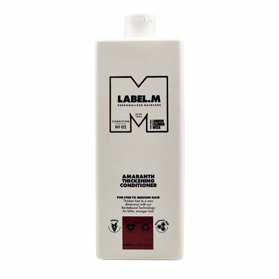Label.M Label.M Amaranth Thickening Hair — Плътен и сгъстяващ балсам за коса, 1000 мл 1