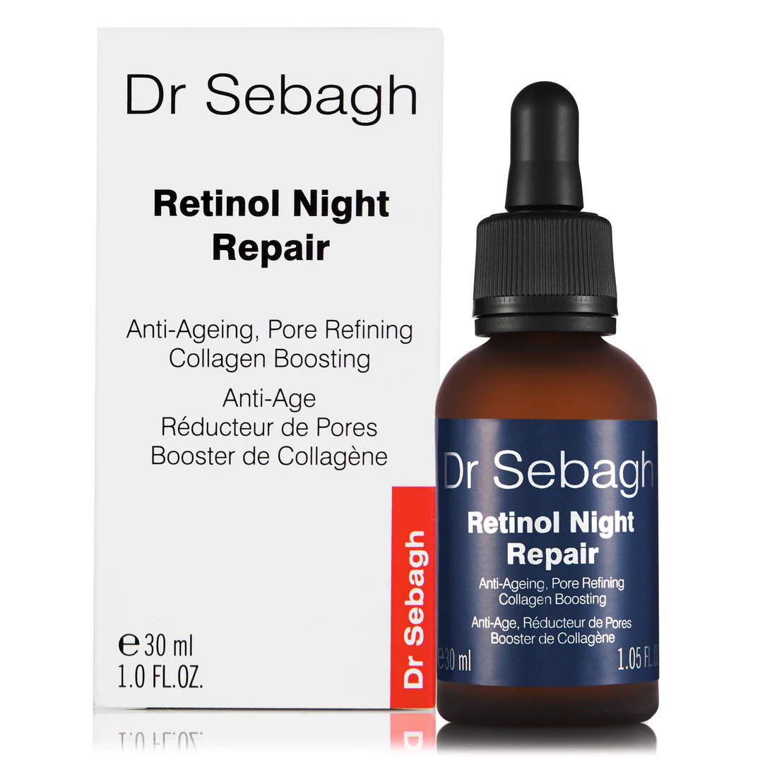 Dr Sebagh Dr Sebagh Retinol Night Repair Hyaluronic Acid — Нощен серум против стареене с хиалуронова киселина, 30 мл 2