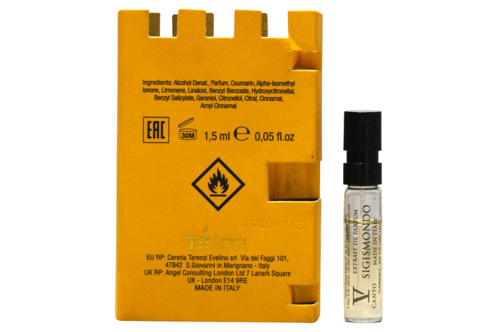 V Canto V Canto Sigismondo 1.5 ml *Vial 1.5 мл - Парфюм Унисекс 1