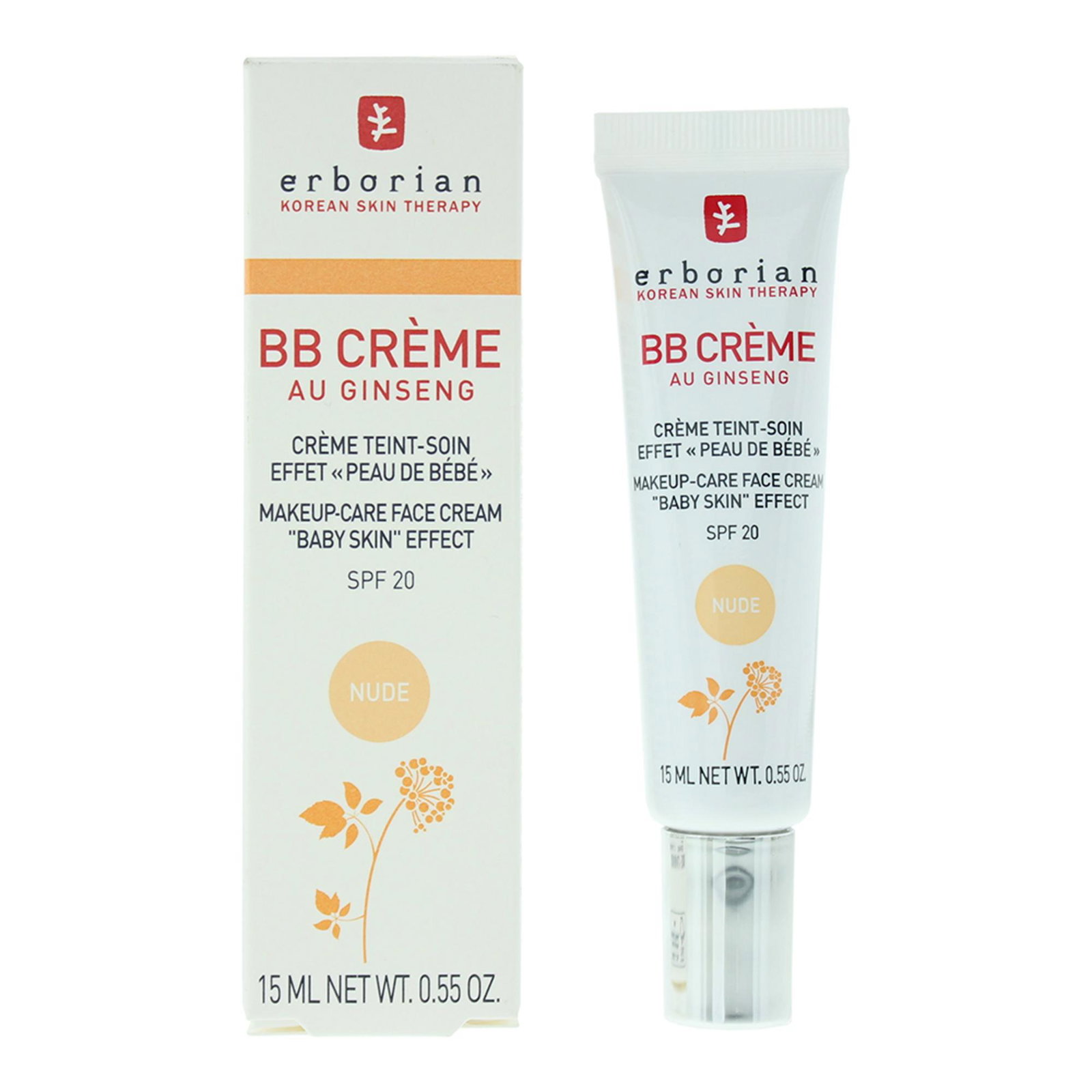 Erborian Erborian Ginseng BB Cream — BB крем с SPF 20, 15 мл 2