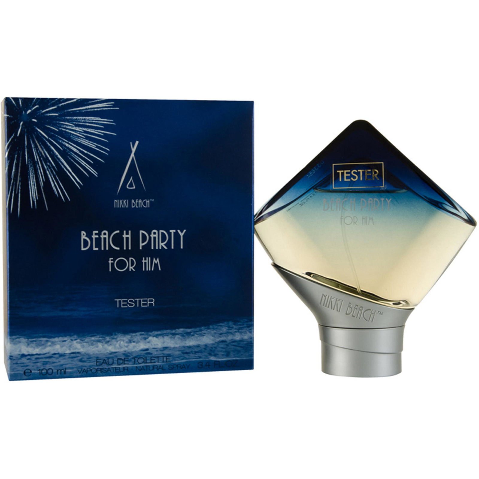 Nikki Beach Nikki Beach Beach Party 100 мл - Тоалетна Вода за Мъже ТЕСТЕР 2