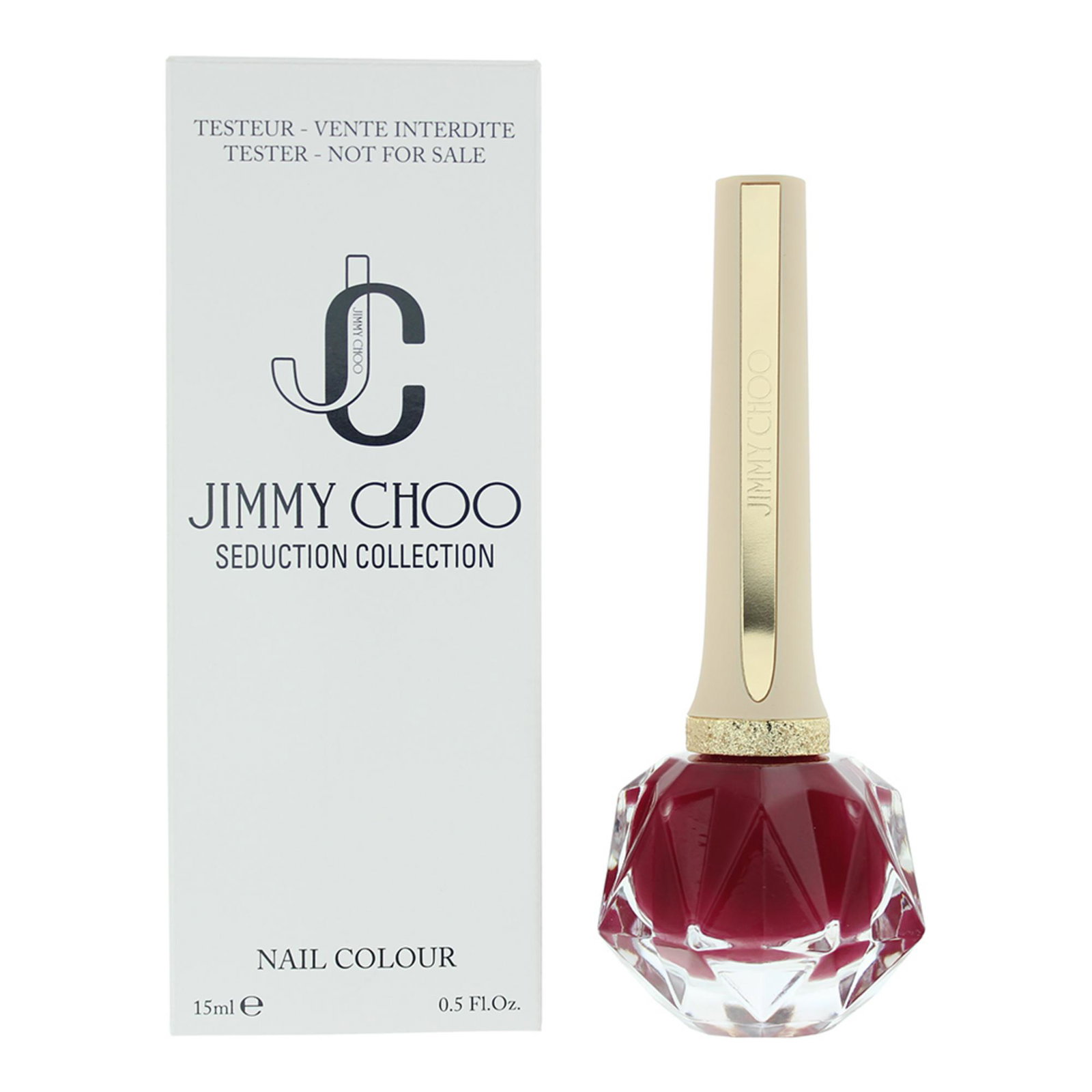 Jimmy Choo Jimmy Choo Seduction Glossy — Лак за нокти, 15 мл ТЕСТЕР — 003 Wild Plum 2