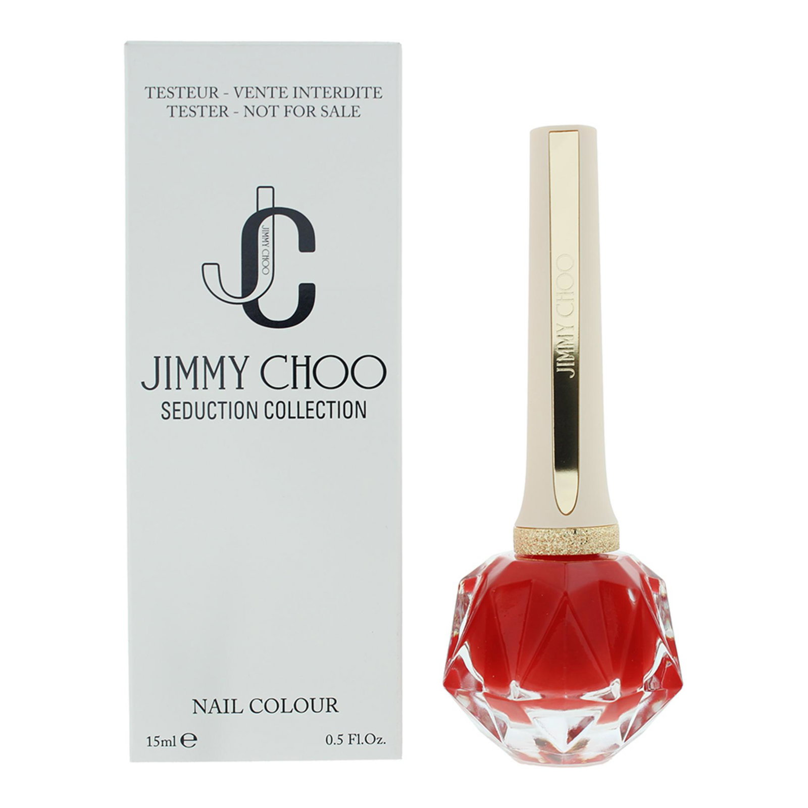 Jimmy Choo Jimmy Choo Seduction Glossy — Лак за нокти, 15 мл ТЕСТЕР — 004 Radiant Coral 2