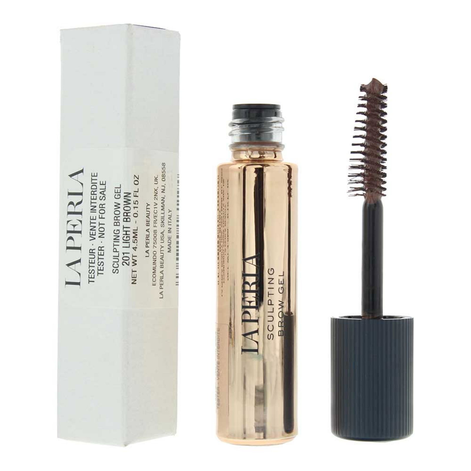 La Perla La Perla Sculping Eyebrow Gel — Продукт за вежди, 4.5 мл ТЕСТЕР — 201 Light Brown 2