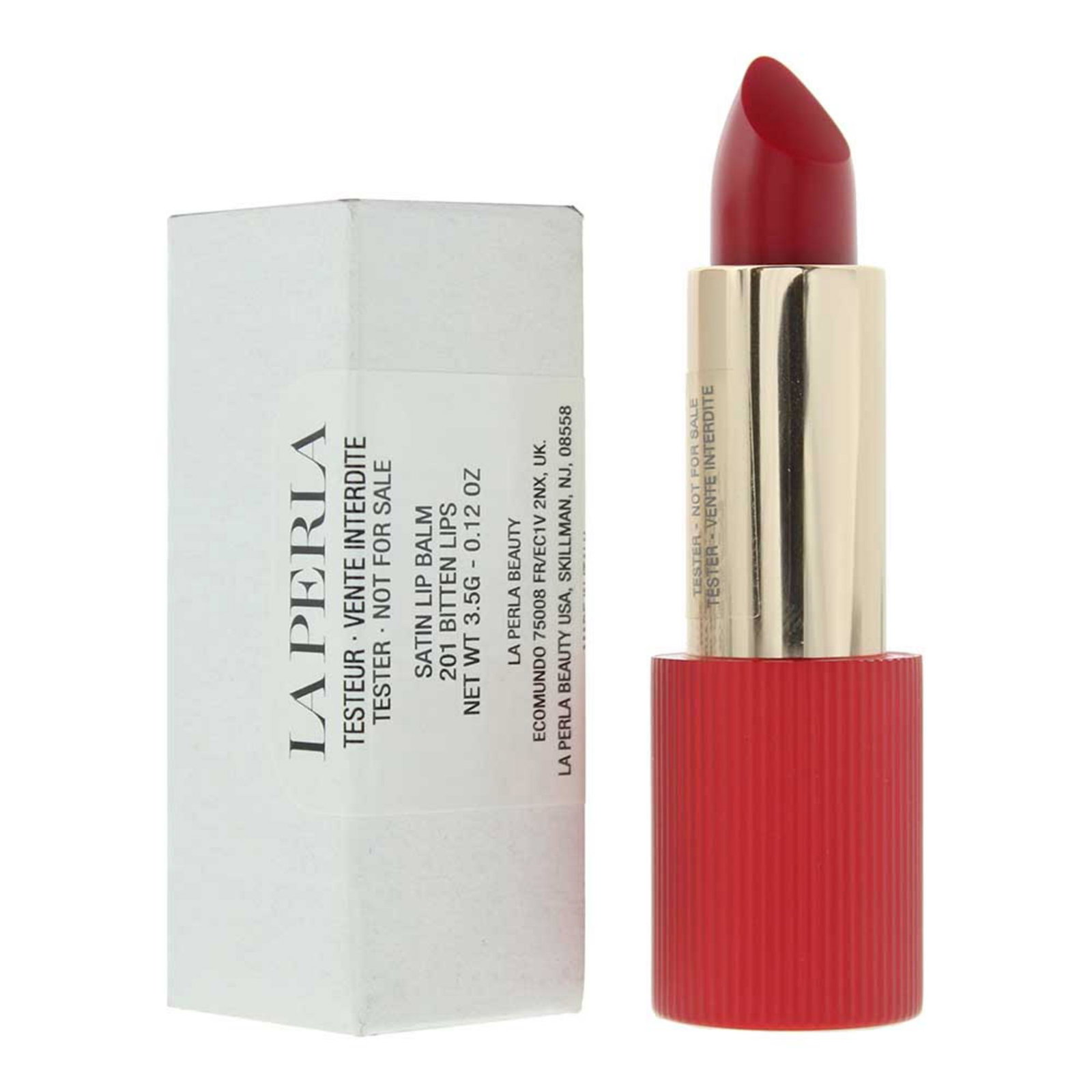 La Perla La Perla Satin Lips — Балсам за устни, 3.5 г ТЕСТЕР — 201 Bitten Lips 1