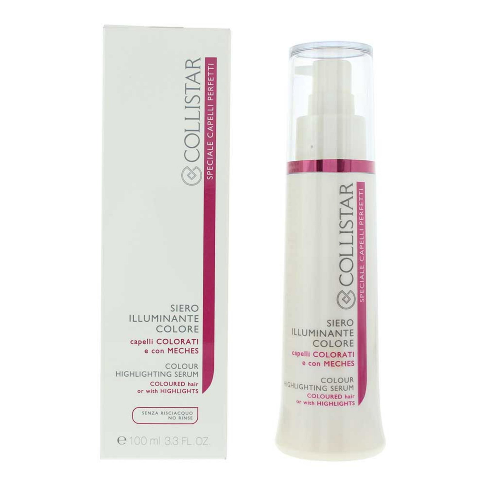 Collistar Collistar Colour Highlighting Serum Vegan Hair Serum Repair — Възстановяващ серум за коса, 100 мл 1