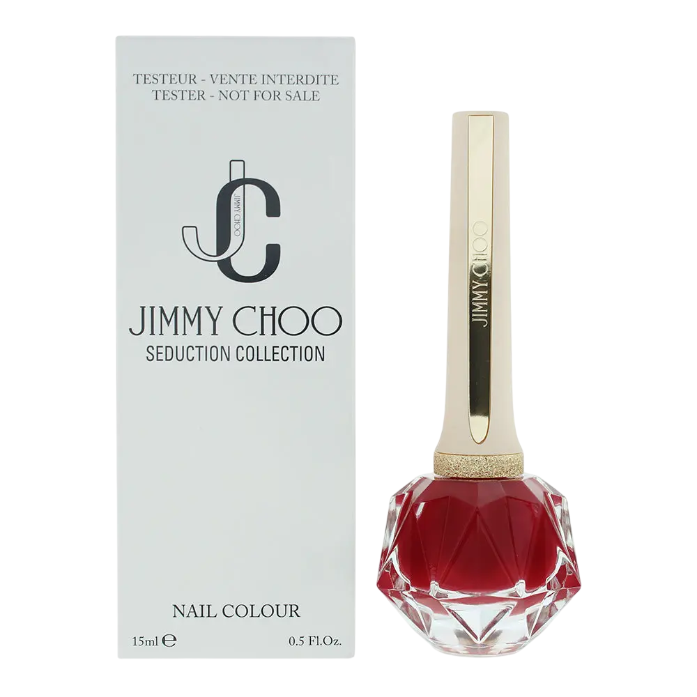 Jimmy Choo Jimmy Choo Seduction Glossy — Лак за нокти, 15 мл ТЕСТЕР — 001 Hollywood Red 2