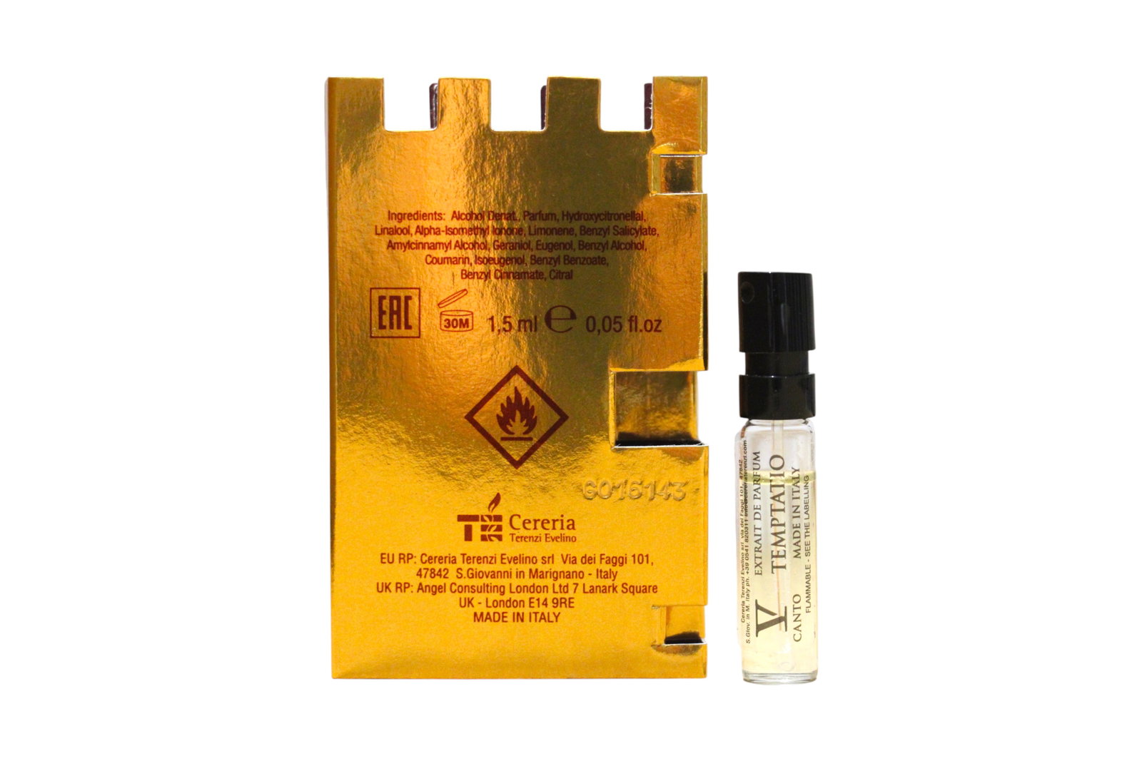 V Canto V Canto Temptatio 1.5 ml *Vial 1.5 мл - Парфюм Унисекс 1