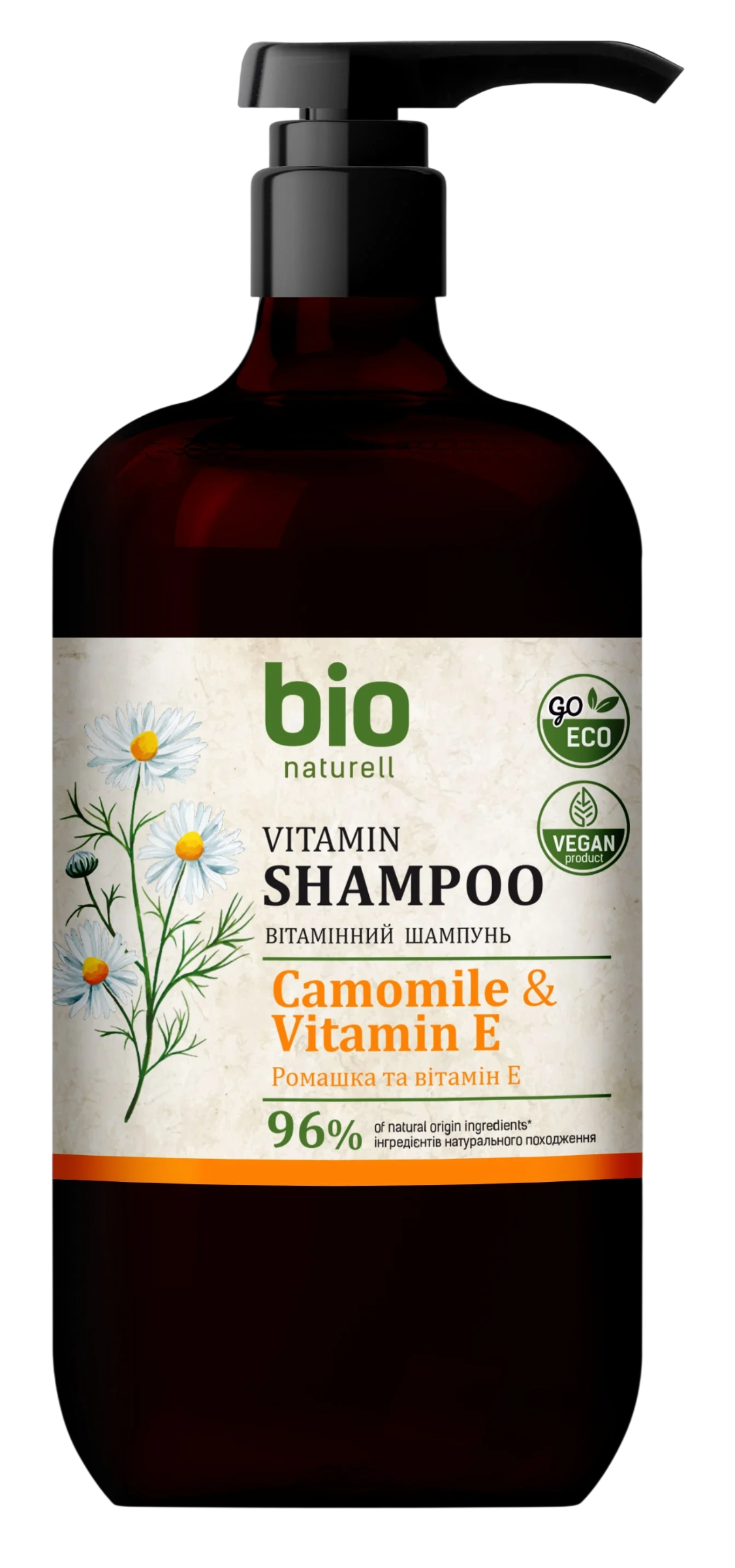 Bio Naturell Bio Naturell Camomile & Vitamin E — Подхранващ шампоан, 946 мл 1
