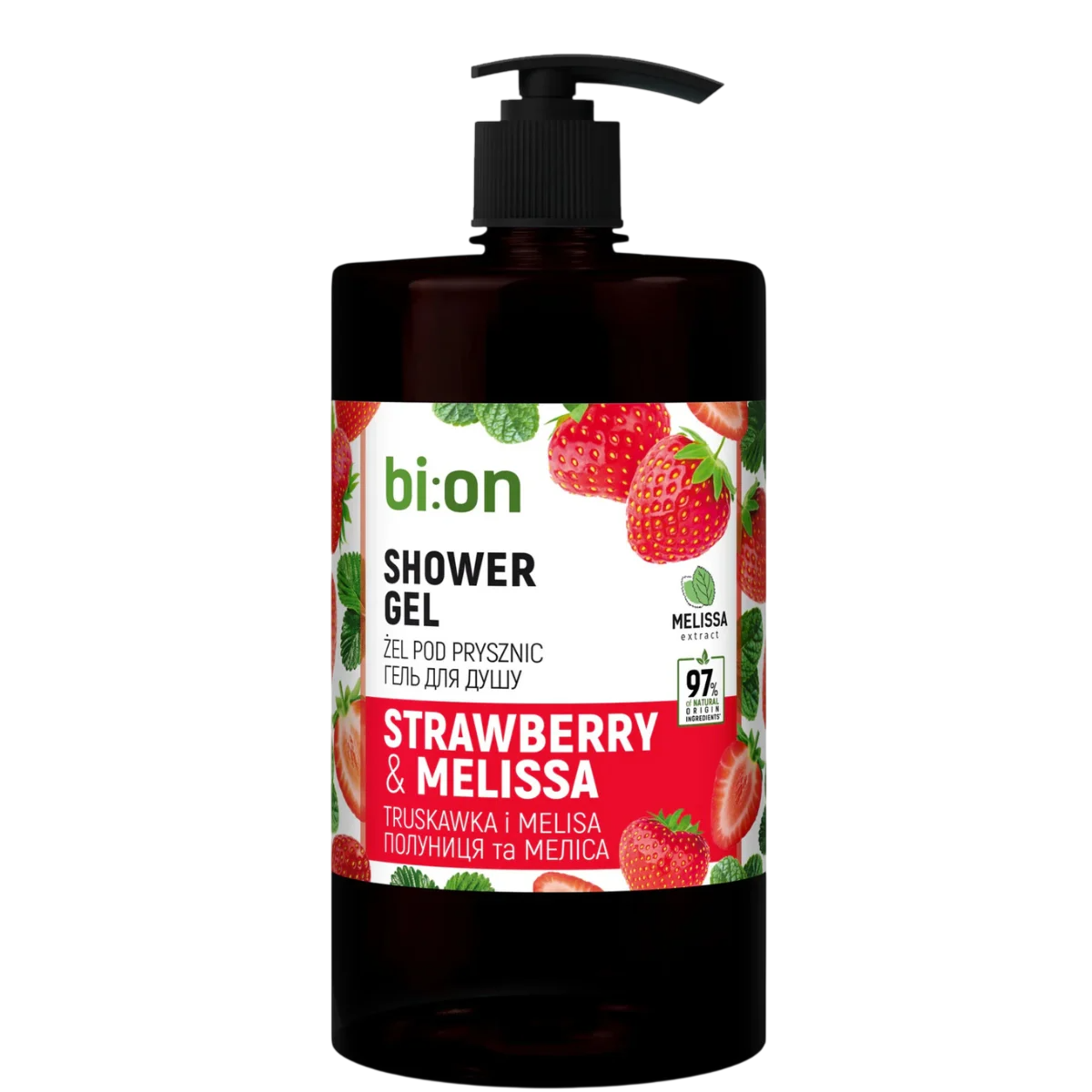 Bio Naturell Bio Naturell Strawberry & Melisa — Душ гел за всички типове кожа, 946 мл 1