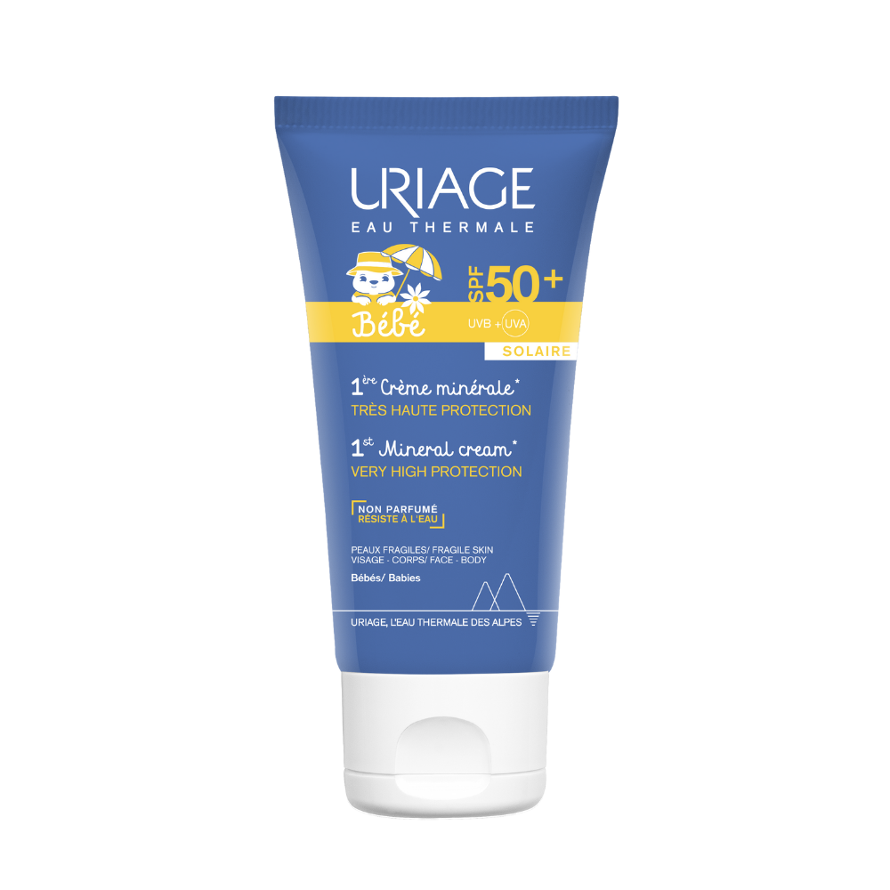 Uriage Uriage 1er Bebe Sun Protection — Слънцезащитен крем с SPF 50+ за лице и тяло, 50 мл 1