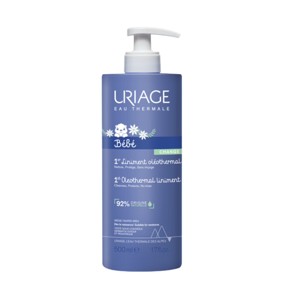 Uriage Uriage Bebe Hydrating & Gentle Cleansing — Хидратиращ и нежен крем за бебешка кожа, 500 мл 1