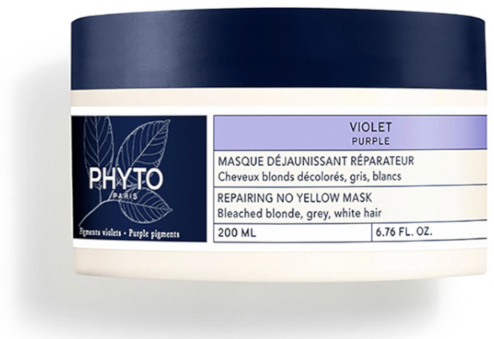 Phyto Phyto Anti-yellow Mask Phyto Violet Hair Treatment Cream Mask Repairing — Възстановяваща маска за лице, 200 мл 1