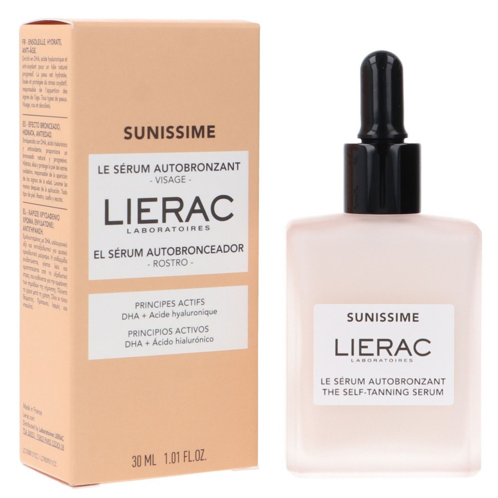 Lierac Lierac Sunissime — Хидратиращ и бронзиращ автобронзант с хиалуронова киселина, 30 мл 2
