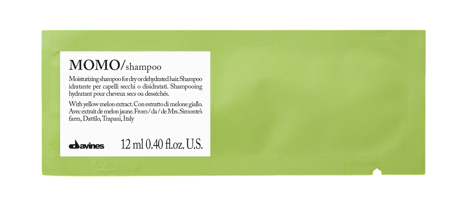 Davines Davines Momo Hair — Хидратиращ шампоан, 12 бр. МОСТРА 1