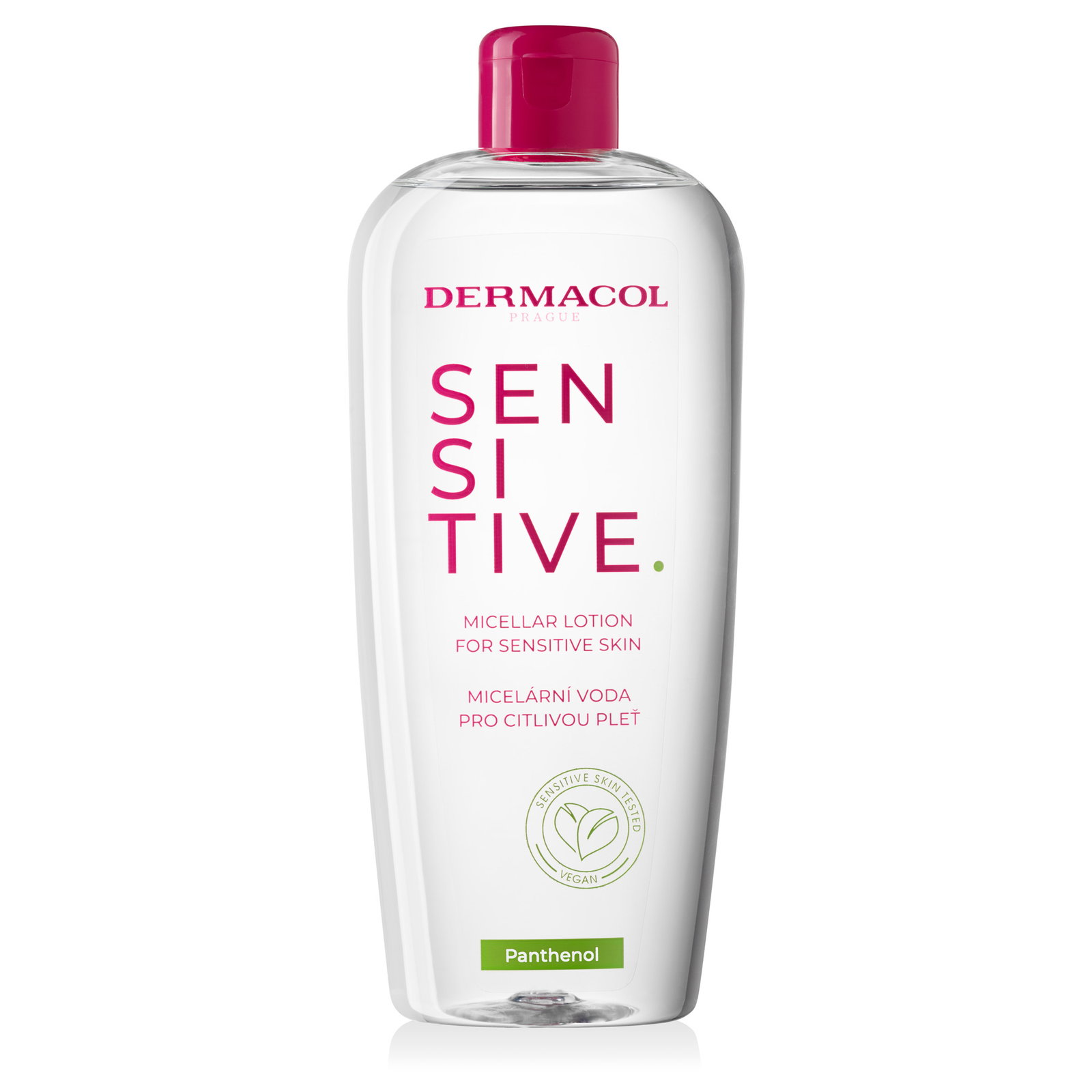 Dermacol Dermacol Sensitive Cleansing — Успокояваща и нежна мицеларна вода, 400 мл ТЕСТЕР 1