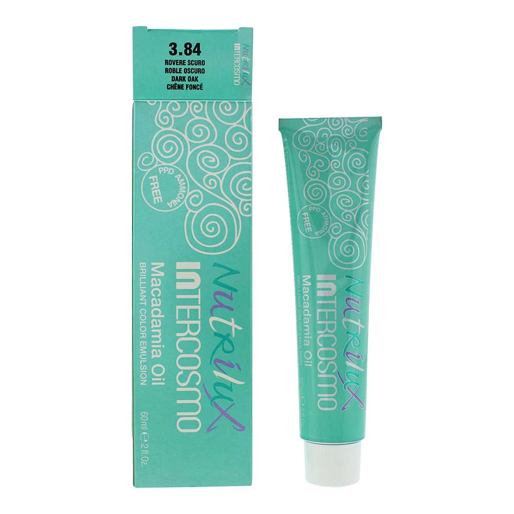 Intercosmo Intercosmo Nutrilux Macadamia Oil Permanent Hair Dye — Масло, 60 мл 1