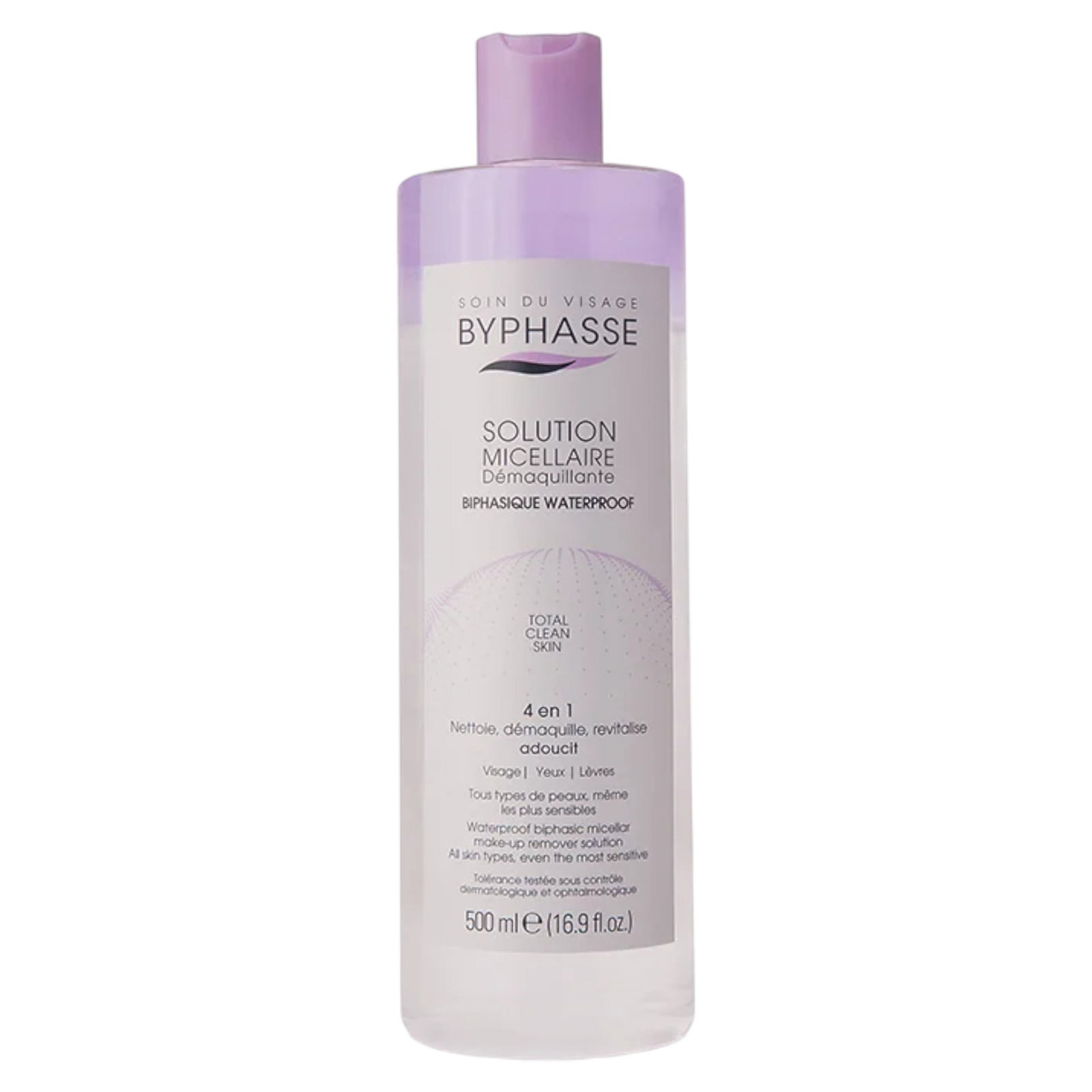 Byphasse Byphasse Revitalising All Skin Types — Ревитализиращ, мицеларна вода за всеки тип за всеки тип кожа, 500 мл 1