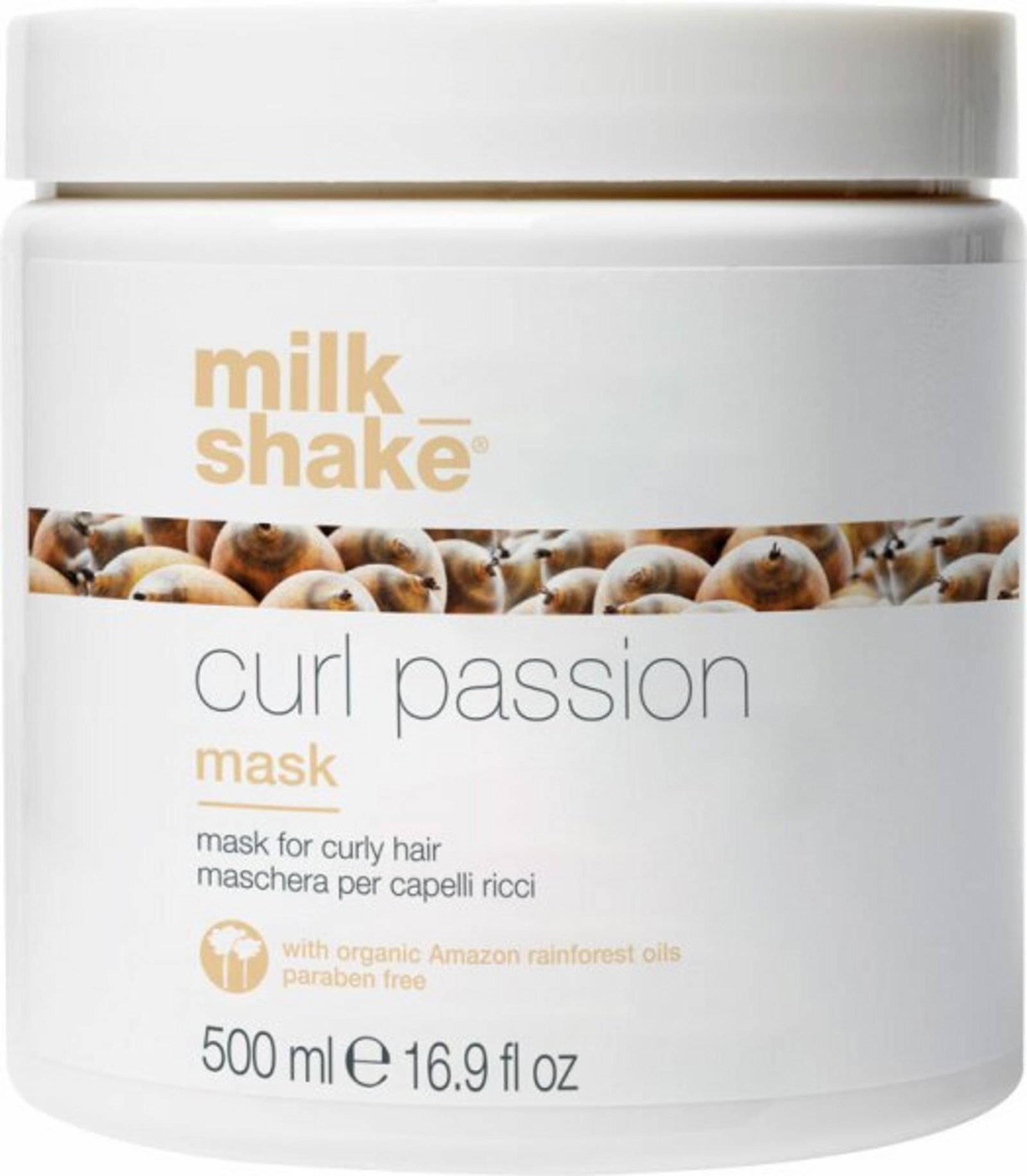 Milk Shake Milk Shake Passion — Хидратираща, дълбока маска за лице за къдрава коса, 500 мл 1