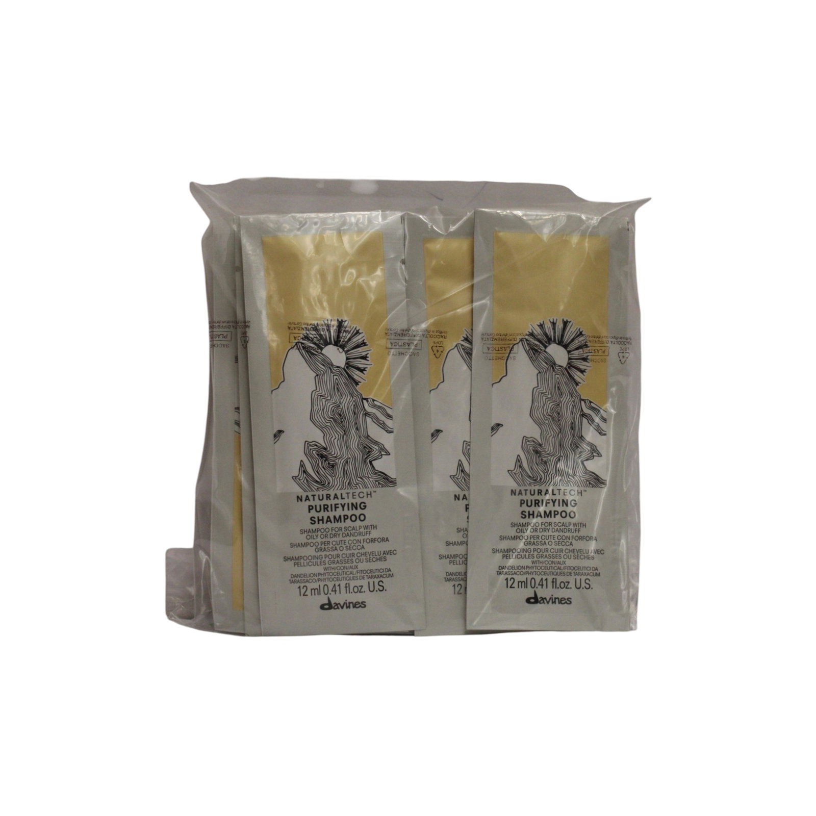 Davines Davines NaturalTech Purifying — Дълбоко почистващ шампоан, 12 бр. 1