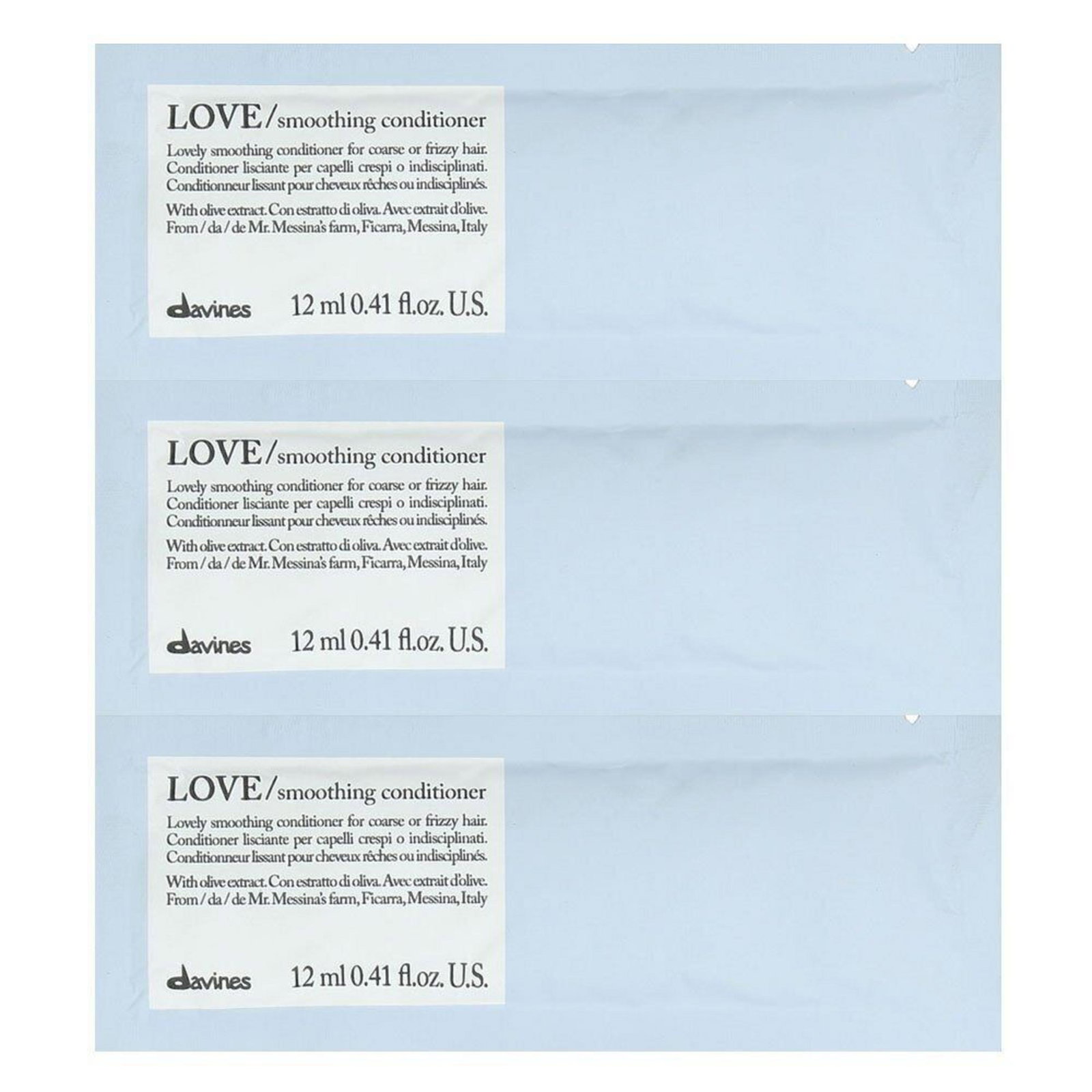 Davines Davines Love Smoothing Hair — Балсам за коса, 12 бр. 1