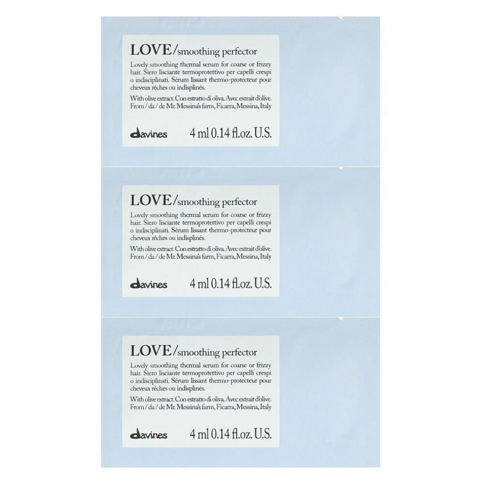 Davines Davines Love Hair — Изглаждащ крем за коса КОМПЛЕКТ 12 бр. 1