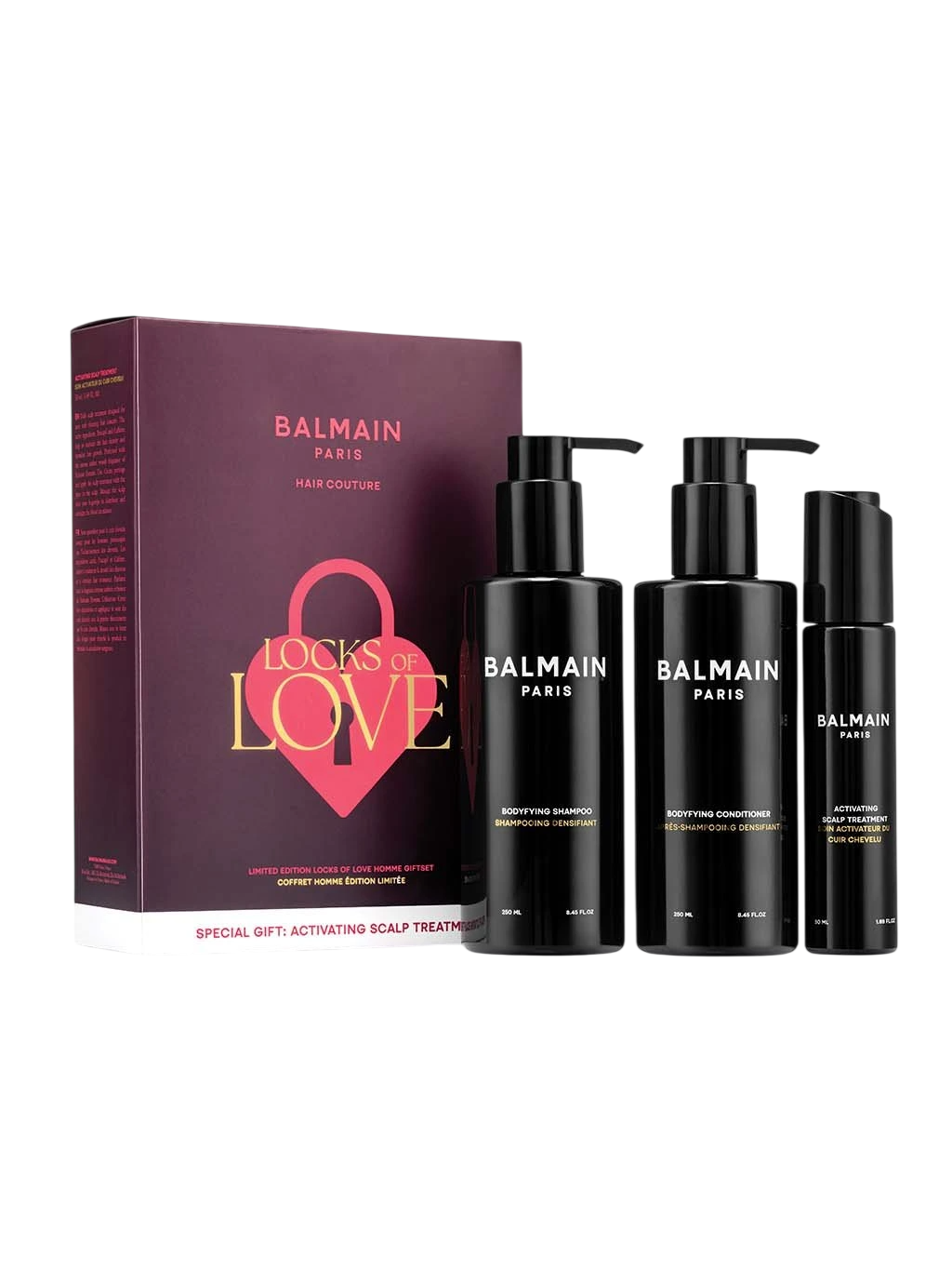 Balmain Professionnel Balmain Professionnel Locks of Love — Укрепващ и стимулиращ серум за мъже, 250 мл КОМПЛЕКТ 1
