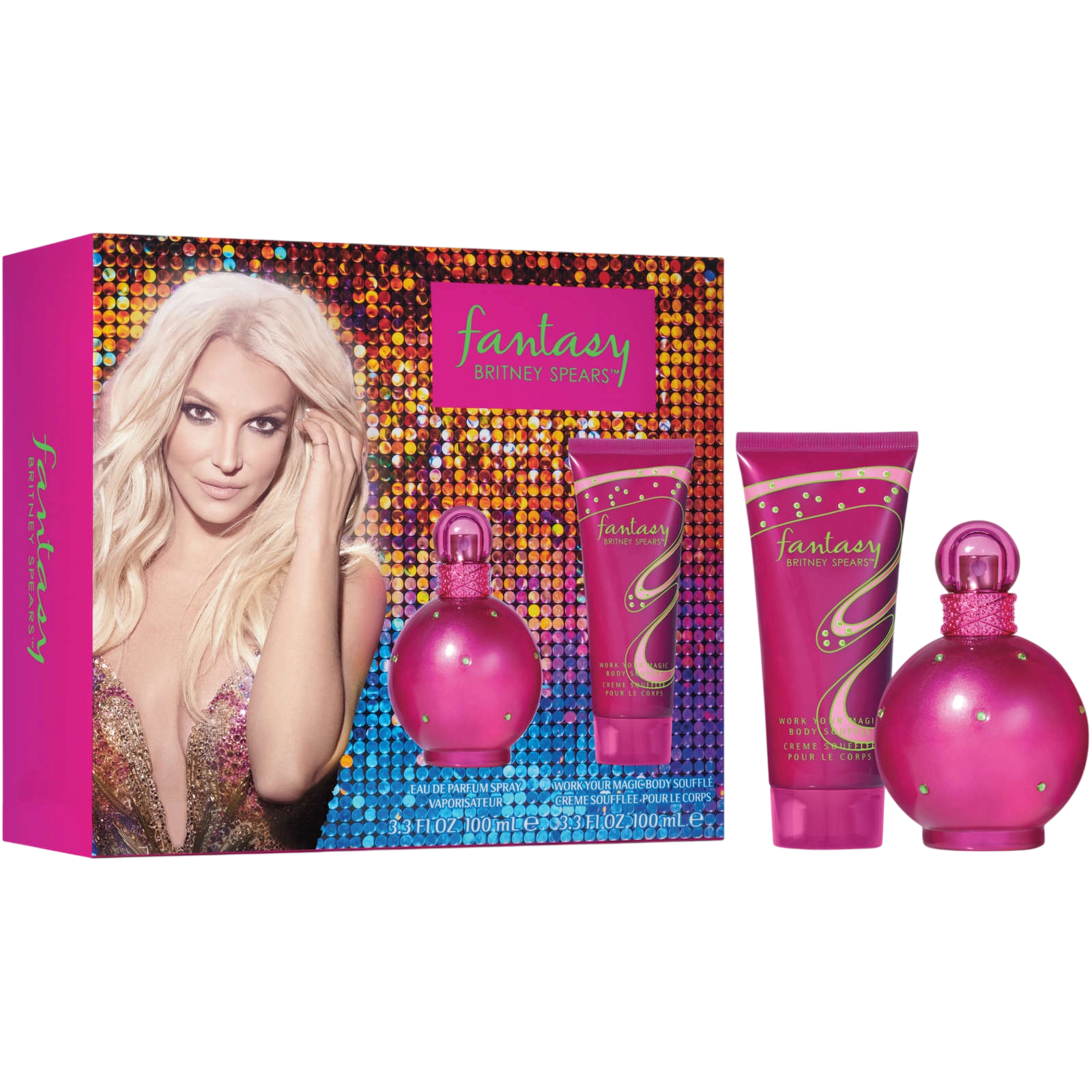 Britney Spears Britney Spears Set Britney Spears: Fantasy 100 ml + Fantasy Hydrating Body Souffle 100 мл - Парфюмна Вода за Жени 2