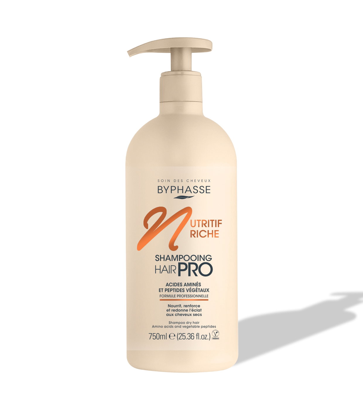 Byphasse Byphasse Pro Nutritive Rich Hair — Подхранващ шампоан, 750 мл 1