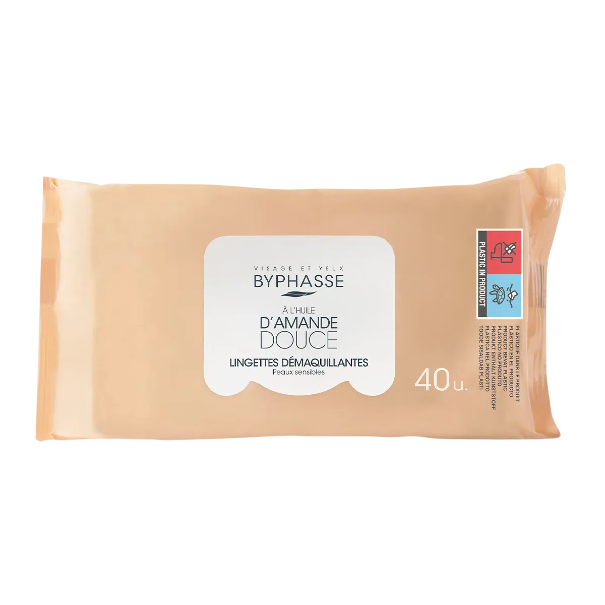 Byphasse Byphasse — Почистващи кърпички за лице, 40 бр. 1