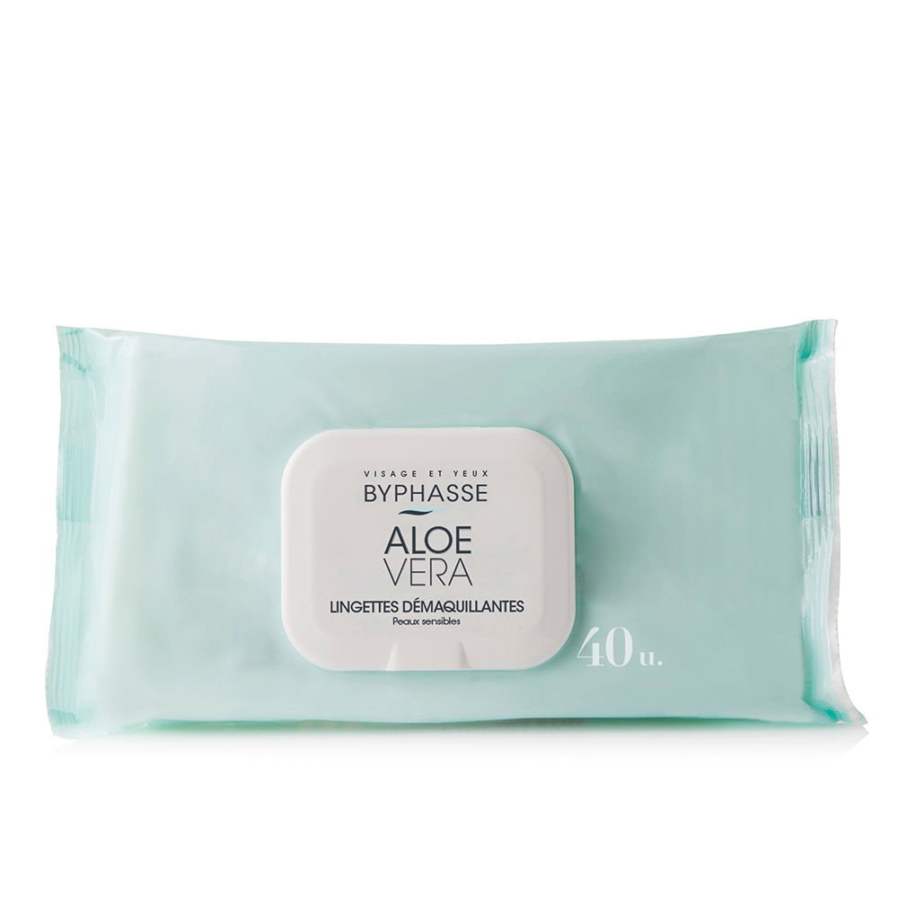 Byphasse Byphasse Aloe Vera Cleansing For Face — Почистващи, успокояващи кърпички, 40 бр. 1