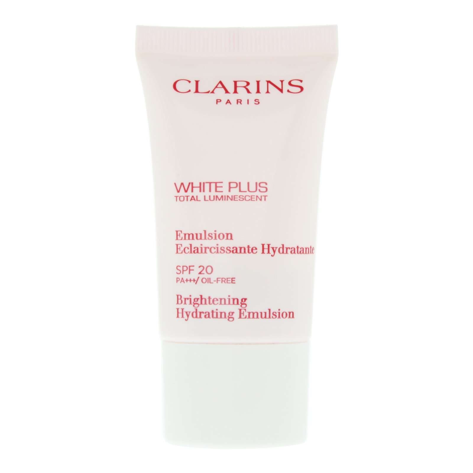 Clarins Clarins White Plus Total Luminescent Brightening Day — Озаряваща емулсия със SPF 20, 15 мл 2