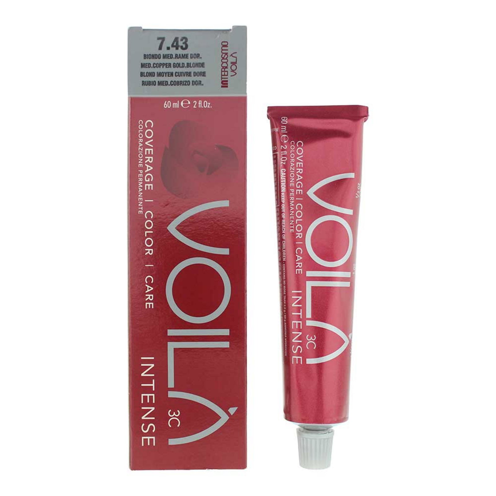 Intercosmo Intercosmo Voila 3C Intense — Боя за коса постоянна боя за 1
