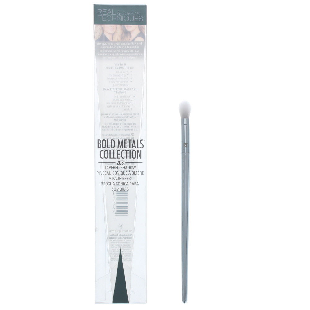 Real Techniques Real Techniques Bold Metals Collection — Четка за грим — 203 Tapered Shadow Eye Brush 1