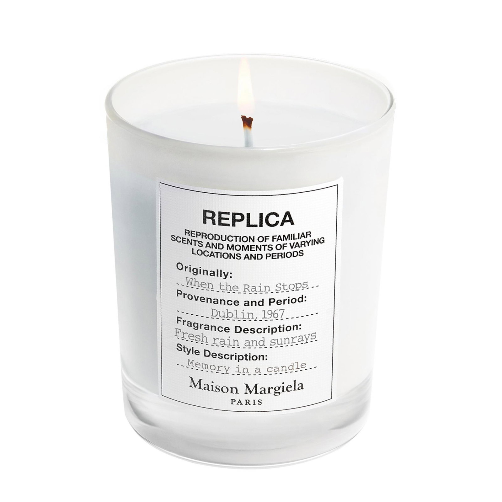Maison Margiela Maison Margiela Replica When The Rain Stops Fresh — Свежа ароматна свещ, 165 г 1