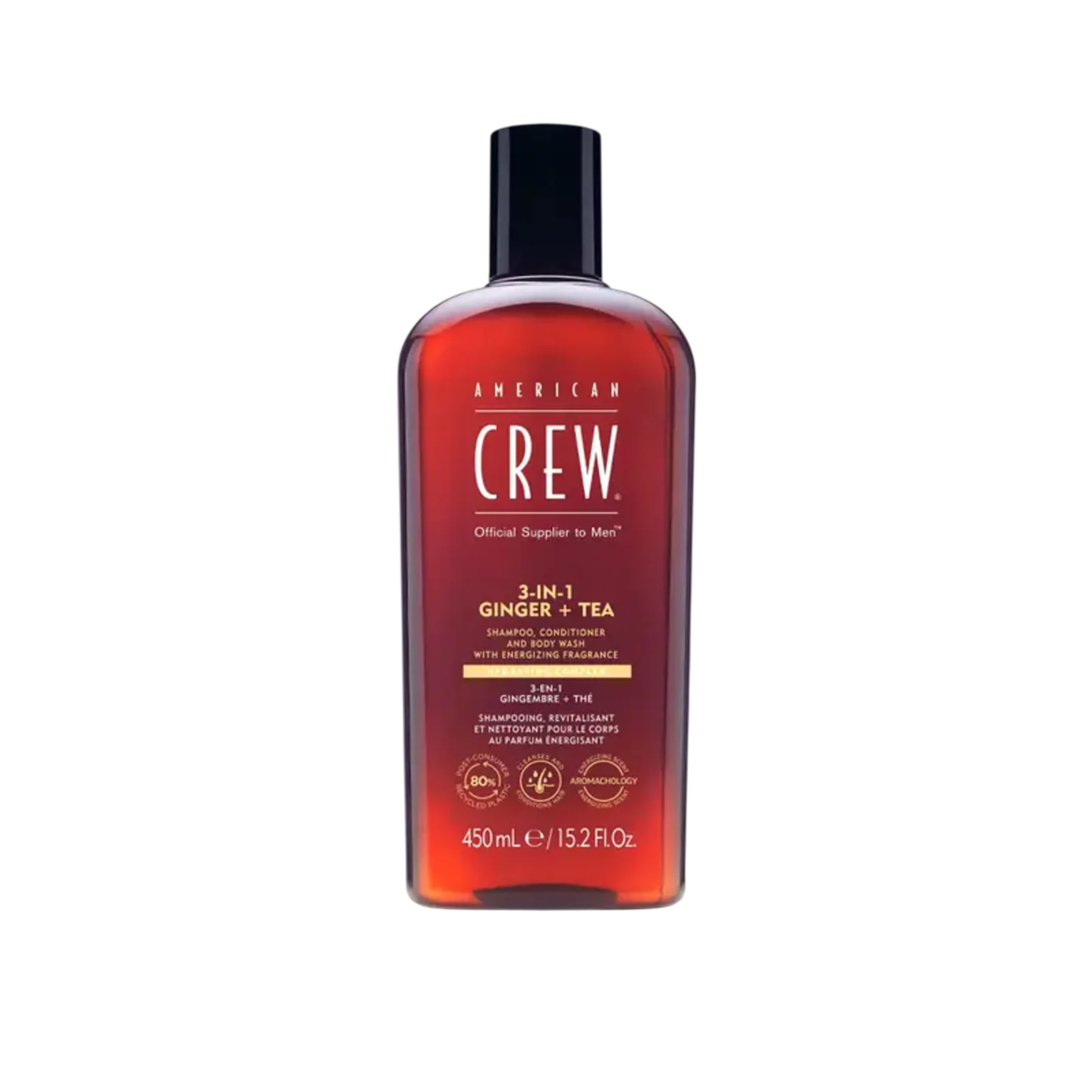 American Crew American Crew Tea Tree Ginger — Почистващ и освежаващ шампоан, 450 мл 1