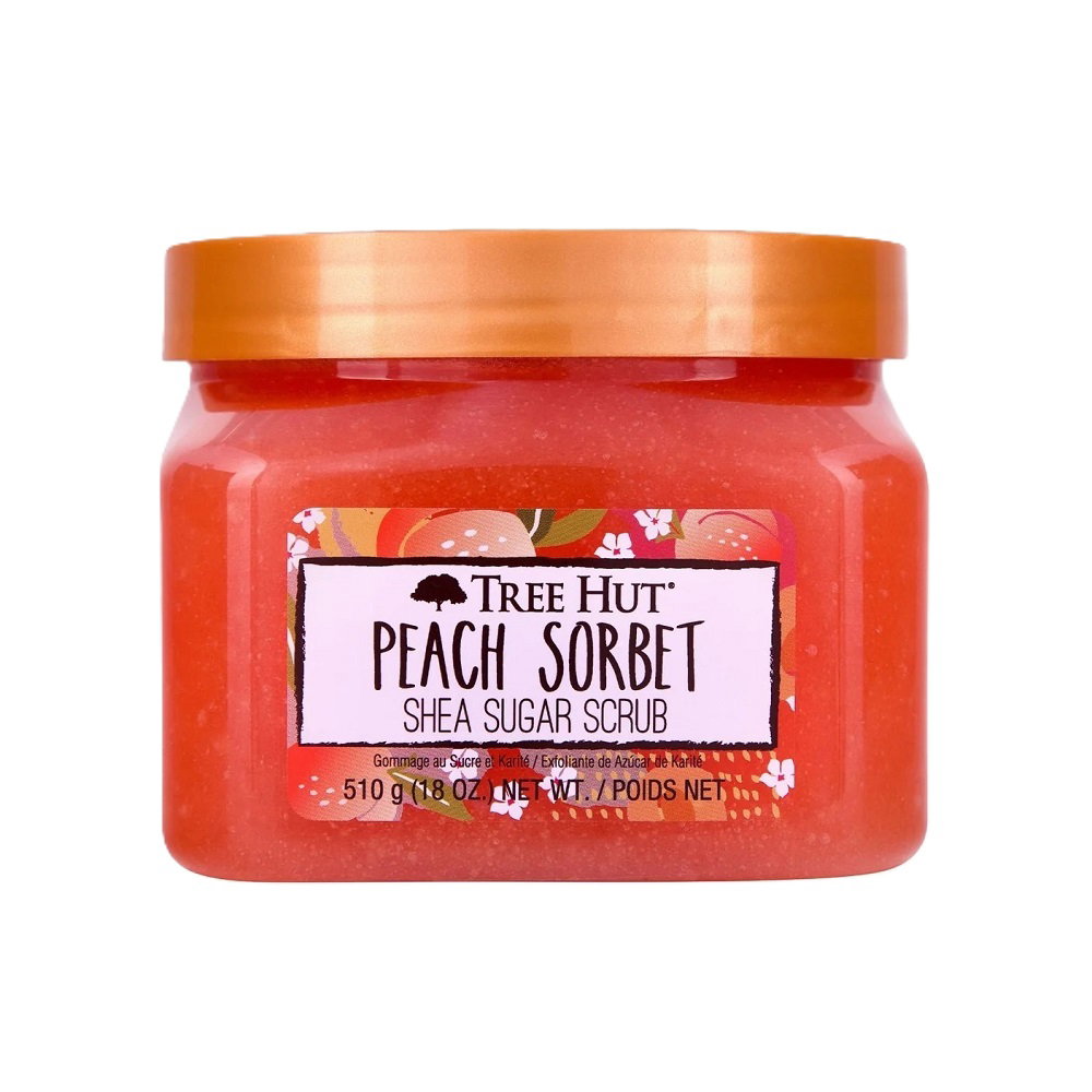 Tree Hut Tree Hut Peach Sorbet Exfoliating Body Scrub — Ексфолиращ скраб за тяло, 510 мл КОМПЛЕКТ 1