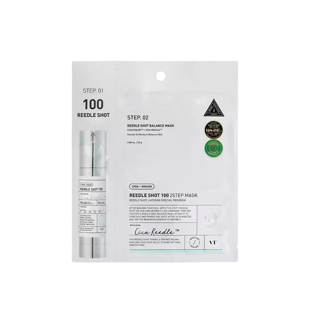 VT Cosmetics VT Cosmetics Reedle Shot 100 — Стягаща и хидратираща платнена маска за лице, 26.5 г 1
