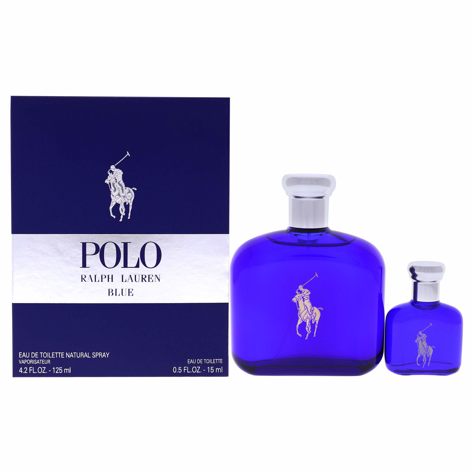 Ralph Lauren Ralph Lauren Set Ralph Lauren: Polo Blue 125 ml + Polo Blue 15 ml *Miniature 125 мл - Тоалетна Вода за Мъже 1