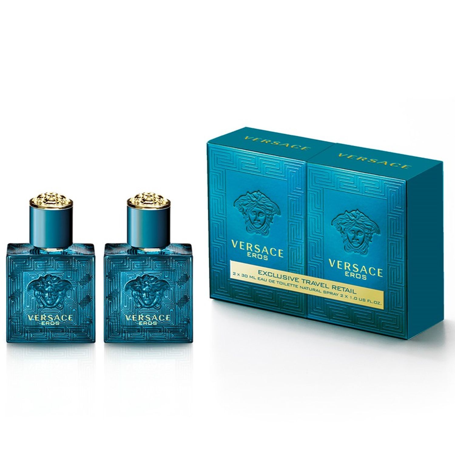 Versace Versace Set Versace: Eros 30 ml + Eros 30 мл - Тоалетна Вода за Мъже 1