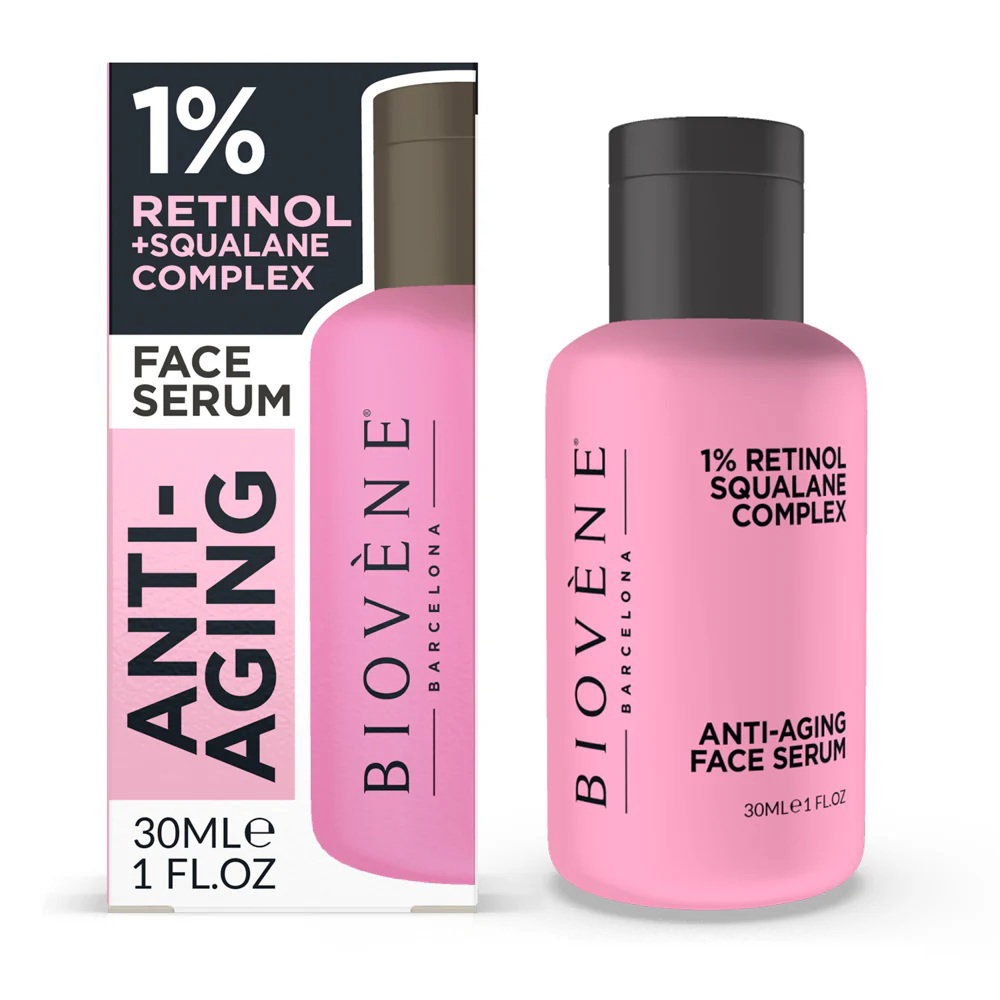 Biovene Biovene Anti-Aging 1% Retinol — Серум против стареене, 30 мл 2