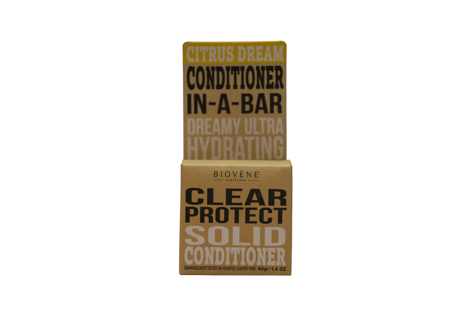 Biovene Biovene Conditioner In A Bar Citrus Hair Conditioner Bar Softening — Омекотяващ балсам за коса, 40 г ТЕСТЕР 1