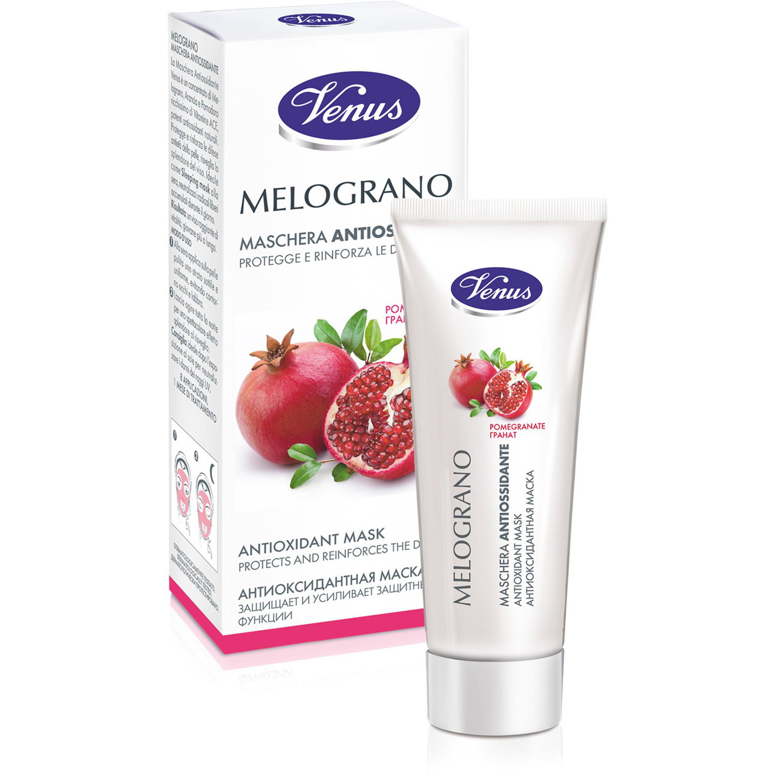 Venus Venus Lifting Detox Natural Antioxidant Night Sleeping Mask — Нощен, антиоксидантен, детоксикираща маска за лице, 40 мл 2