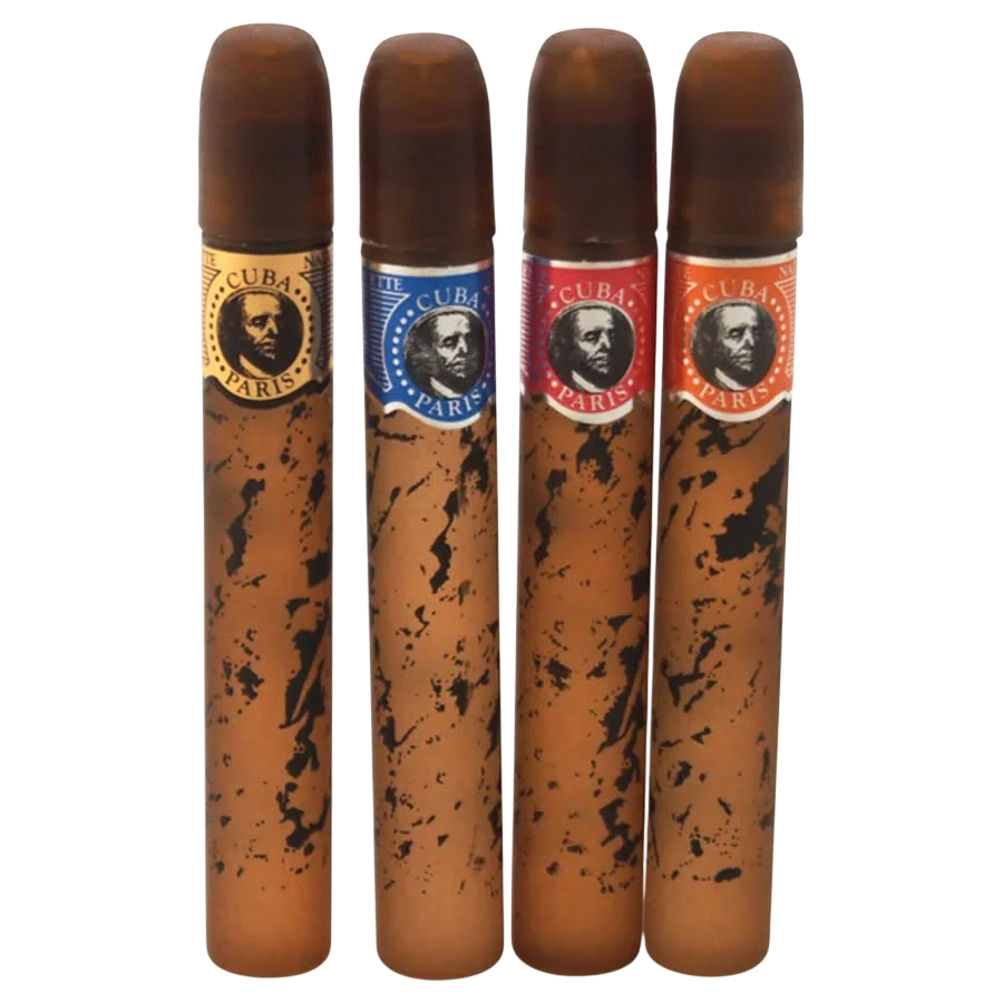 Cuba Cuba Set Cuba: Gold 5 ml *Miniature + Blue 5 ml *Miniature + Red 5 ml *Miniature + Orange 5 ml *Miniature 5 мл - Тоалетна Вода за Мъже 1