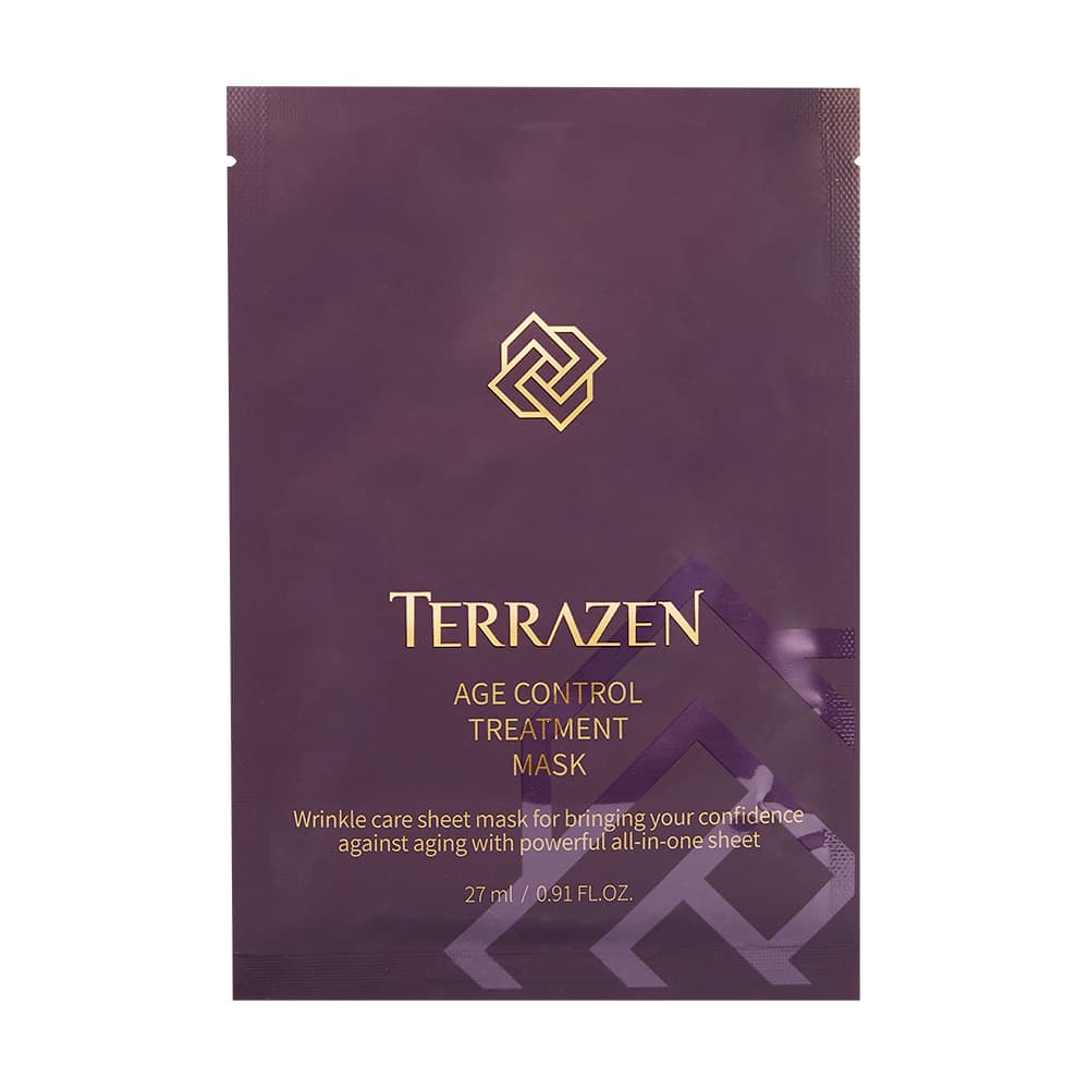Terrazen Terrazen Age Control — Стягаща платнена маска за лице КОМПЛЕКТ 10 бр. 1