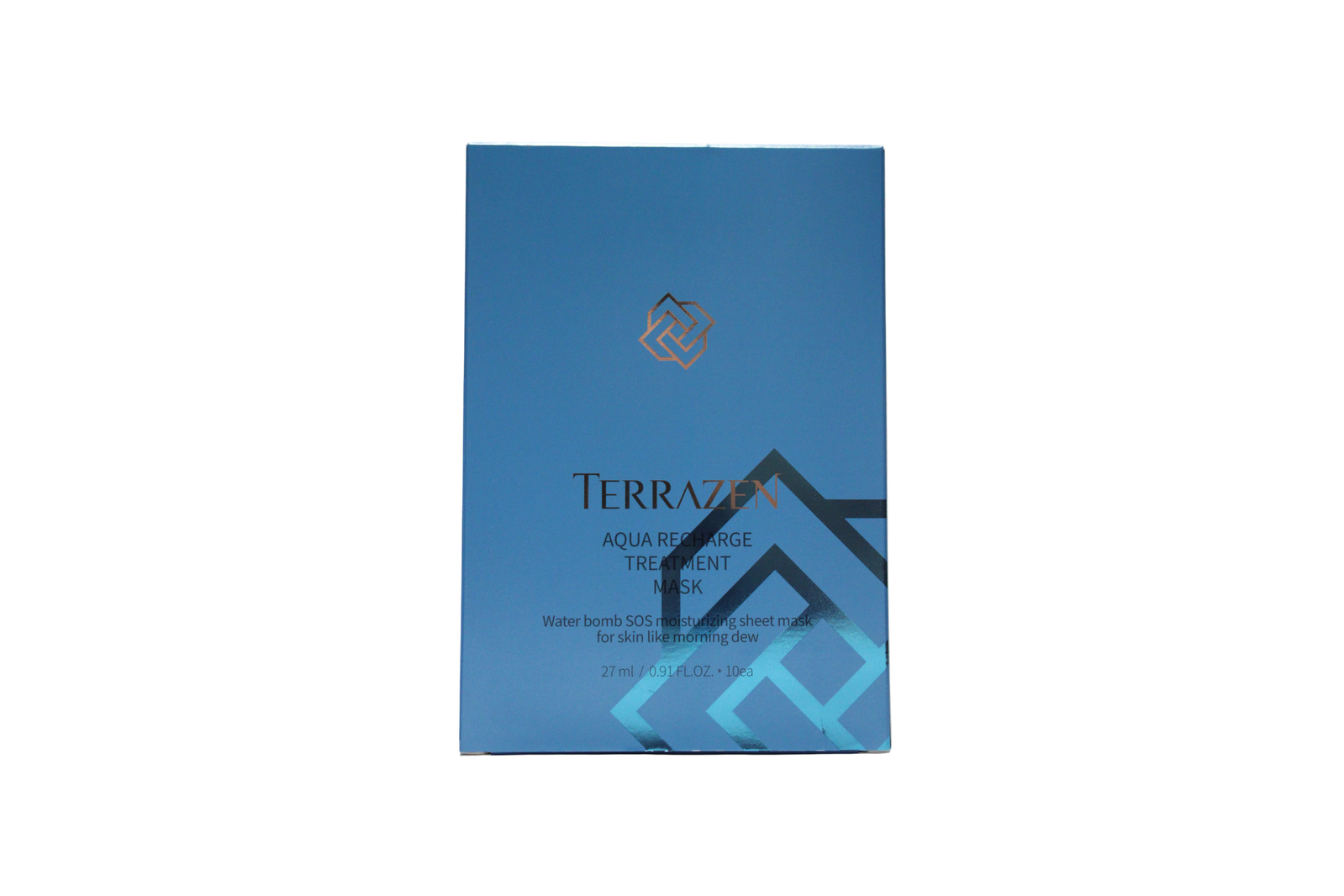 Terrazen Terrazen Aqua Recharge Moisturising — Хидратираща платнена маска за лице КОМПЛЕКТ 10 бр. 1