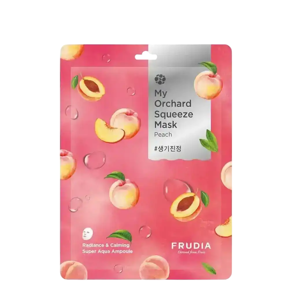Frudia Frudia My Orchard Squeeze Mask Peach Calming — Успокояваща платнена маска за лице, 21 мл 1